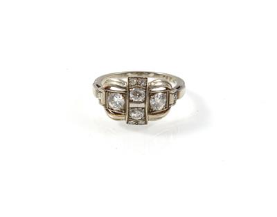 Altschliffdiamantring zus. ca.1 ct - Jewellery