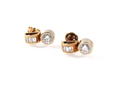 Brillant Diamantohrschrauben zus. ca. 1,50 ct - Jewellery