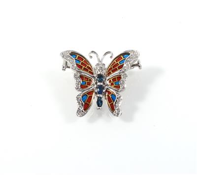 Brillantbrosche Schmetterling - Jewellery