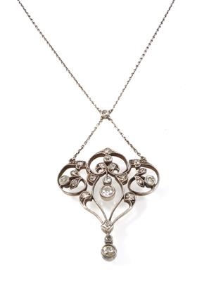 Diamant Collier zus. ca. 0,70 ct - Jewellery