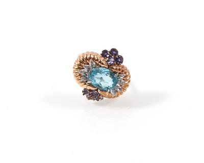 Aquamarinring 5,36 ct - Klenoty