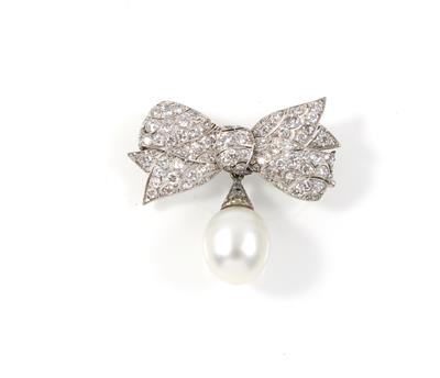 Diamantbrosche zus. ca. 5,60 ct - Schmuck