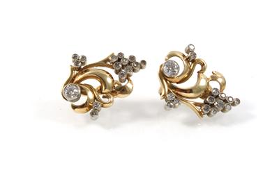 Diamantohrclips zus. ca.0,85 ct - Jewellery
