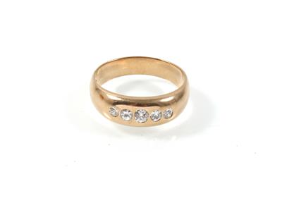 Altschliffbrillantring zus. ca. 0,36 ct - Jewellery