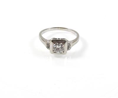 Altschliffbrillantring zus. ca. 0,65 ct - Gioielli