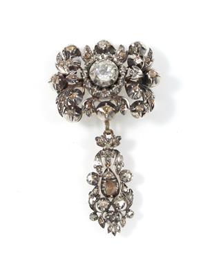 Diamantbrosche zus. ca.1,20 ct - Gioielli