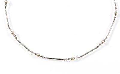 Diamantrauten Orientperlencollier - Jewellery