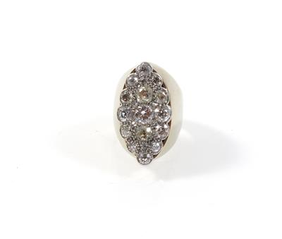 Diamantring zus. ca. 3 ct - Jewellery