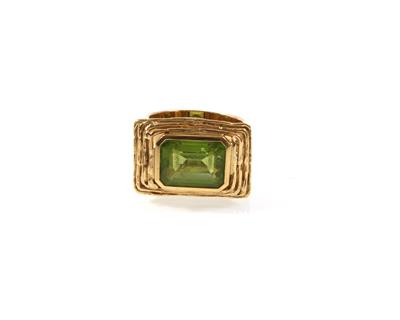 Sven Boltenstern Peridot Ring ca. 5 ct - Gioielli