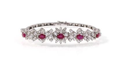 Diamant Rubinarmband - Klenoty