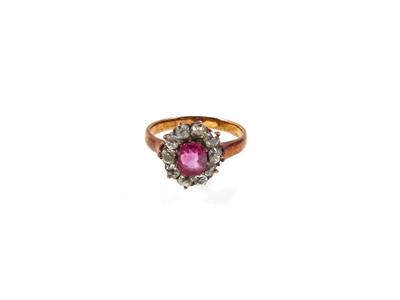 Diamant Rubinring - Erlesener Schmuck