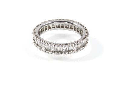 Diamantmemoryring zus. 2,14 ct - Erlesener Schmuck