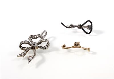 Altschliffbrillantanhänger zus. ca. 2,80 ct - Christmas auction - Jewellery