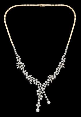 Diamantcollier zus. ca. 16 ct - Christmas auction - Jewellery