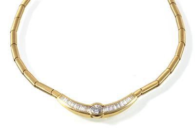 Diamantcollier zus. ca. 2 ct - Asta di Natale - Gioielli