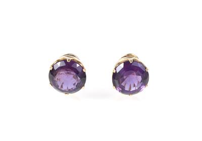 Amethyst Ohrclips - Erlesener Schmuck