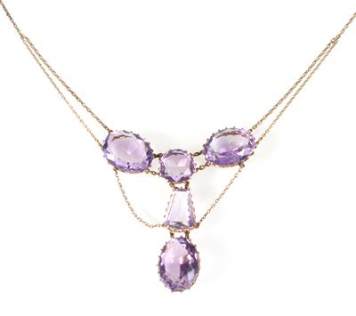 Amethystcollier - Erlesener Schmuck - Walzerzauber