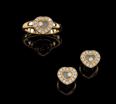 Chopard Garnitur Happy Diamonds - Jewellery
