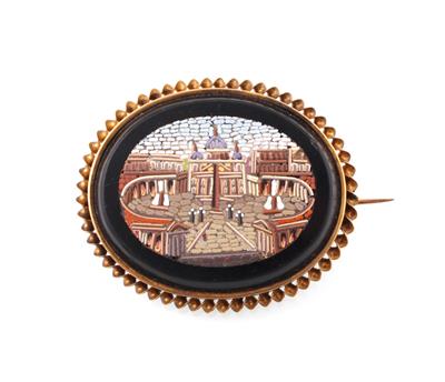 Mikromosaik Brosche - Jewellery