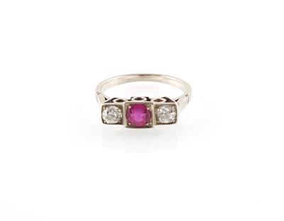 Diamant Rubinring - Erlesener Schmuck