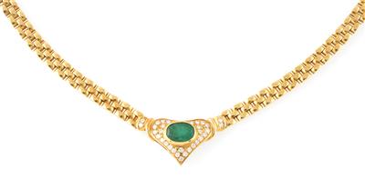 Brillant Smaragdcollier - Exquisite jewellery