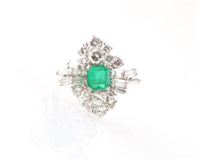 Diamant Smaragdring - Gioielli squisito