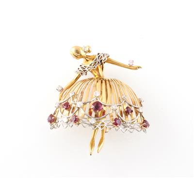 Brosche Ballerina - Erlesener Schmuck