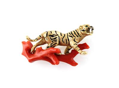 Brosche Tiger - Erlesener Schmuck