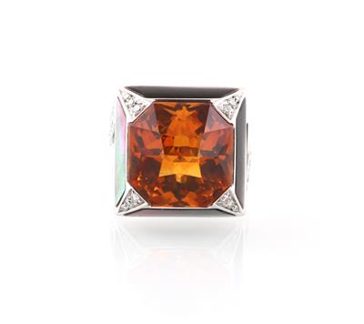 Brillant Citrin Ring - Exquisite jewellery