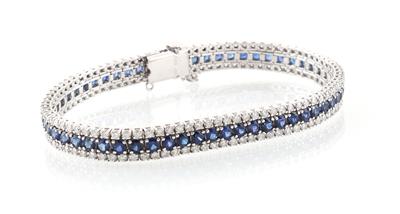 Brillant Saphirarmband - Erlesener Schmuck