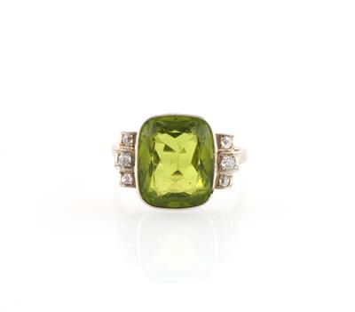 Altschliff Diamanten Imitationsstein Ring - Exquisite jewellery