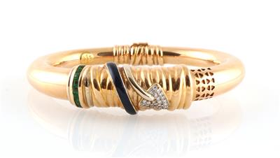 Brillant Smaragd Armreif - Exquisite jewellery