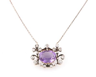 Diamant Amethyst Collier - Exquisite jewellery