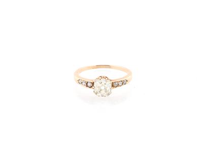 Altschliffdiamant Ring zus. ca. 1,40 ct - Erlesener Schmuck