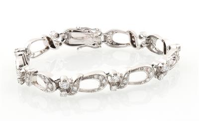 Brillant Diamantarmkette zus. ca. 3,20 ct - Exquisite jewellery