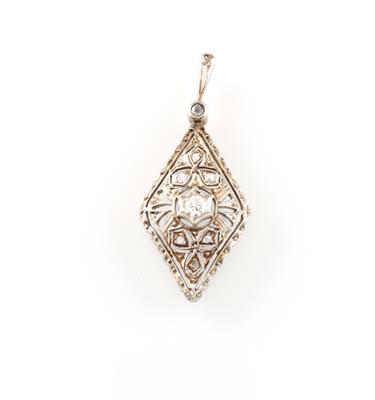 Diamantanhänger zus. ca.0,10 ct - Exquisite jewellery