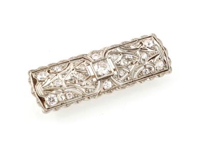 Diamantbrosche zus. ca. 1,25 ct - Exquisite jewellery