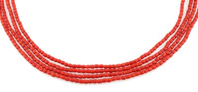 Korallen Halskette - Exkluzivní šperky