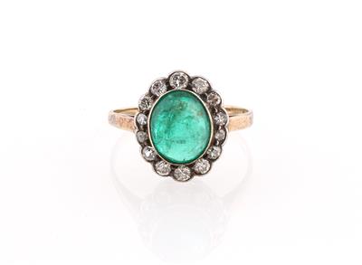 Diamant Smaragdring - Exkluzivní šperky