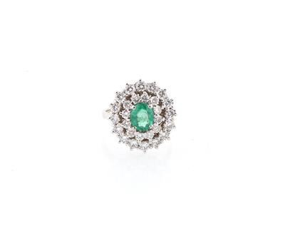 Brillant Smaragd Ring - Exquisite jewellery