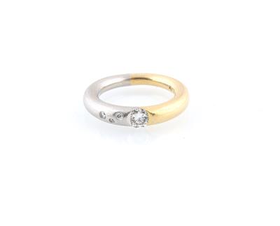 Brillantring zus. ca. 0,43 ct - Erlesener Schmuck