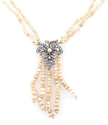 Diamant Orientperlen Collier - Gioielli scelti