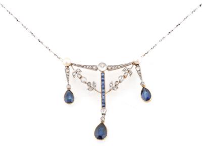 Diamant Saphircollier - Exkluzivní šperky
