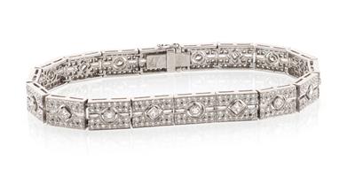 Diamantarmband zus. ca. 4,10 ct - Erlesener Schmuck