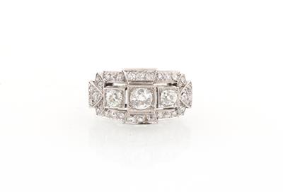 Altschliffdiamant Ring zus. ca. 1,40 ct - Exquisite jewellery