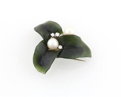 Brillantblütenbrosche - Exquisite jewellery