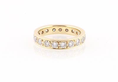 Brillantmemoryring zus. ca. 1,55 ct - Erlesener Schmuck