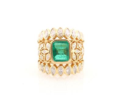 Diamantring zus. ca. 1,62 ct - Exquisite jewellery