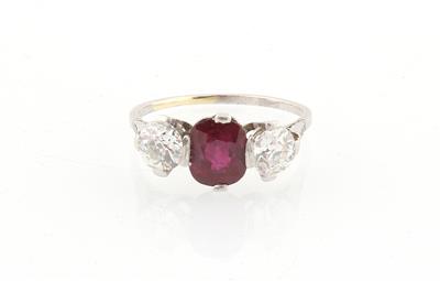 Altschliff Rubin Ring - Gioielli scelti