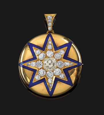 Altschliffdiamantanhänger zus. ca. 2,95 ct - Exquisite jewellery
